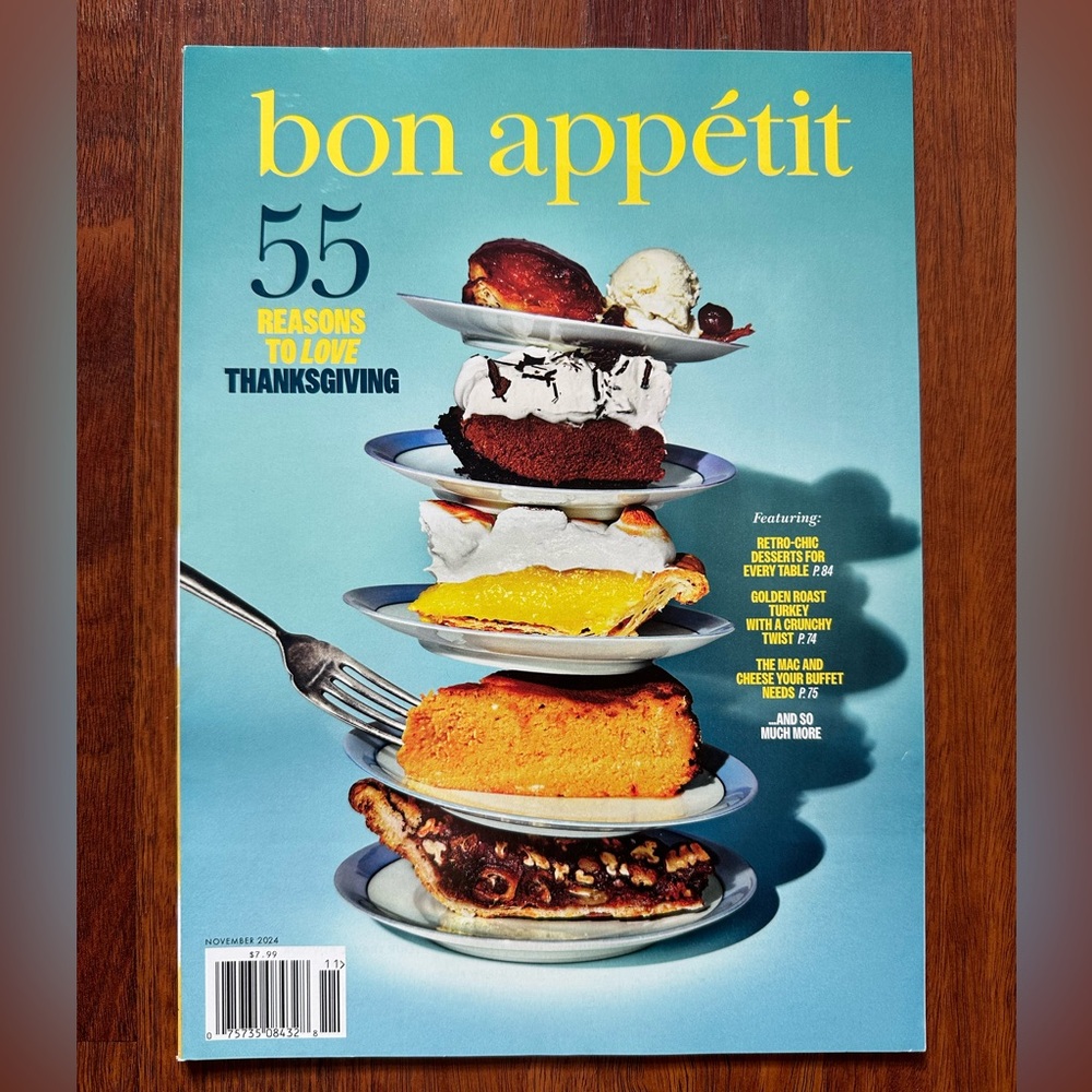 Bon Appetit Magazine - Thanksgiving - November 2024